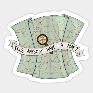 Does Anybody Have A Map? Sticker
